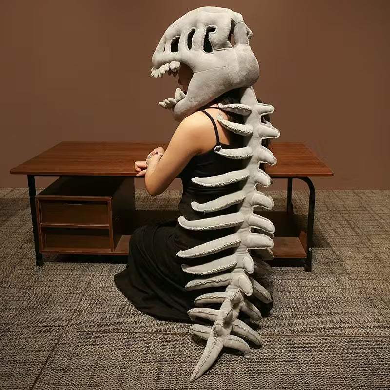 Dinosaur Skeleton Plush Costume | 80 Cm | Spinosaurus-Inspired