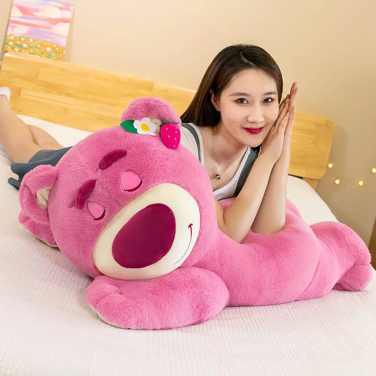 80cm Anime Toy Story Lots-o-Huggin Bear Plush Toy Kawaii - ToylandEU