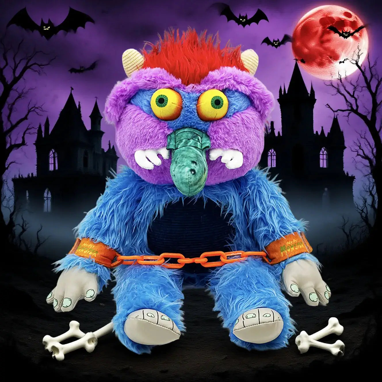  80s Retro Monster Plush Toy Nostalgic Halloween Gift -  ToylandEU™
