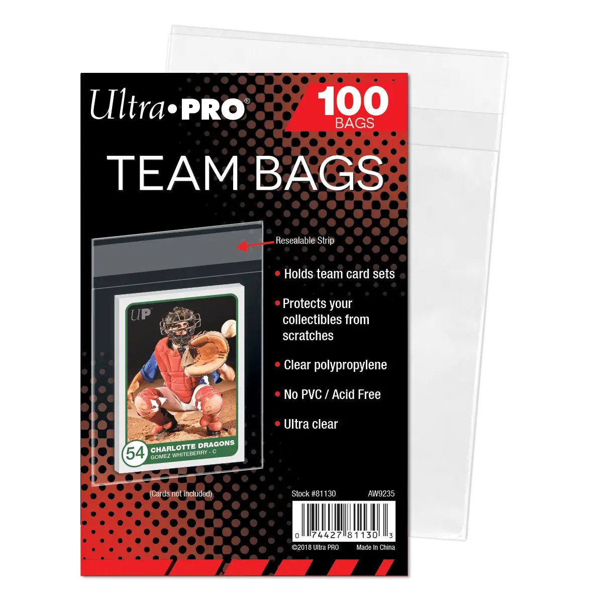 Ultra Pro Team Bags (100 per pack)