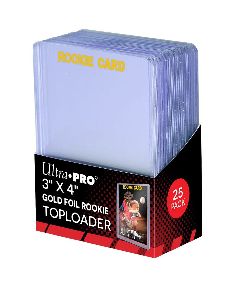 Toploader - 3x4 Gold Rookie (25 per pack)