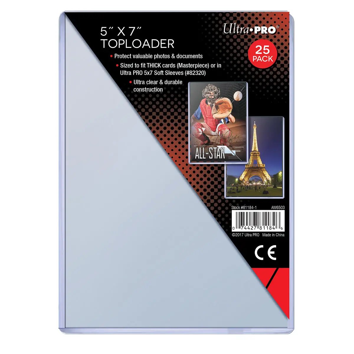 Toploader - 5x7 (25 per pack)