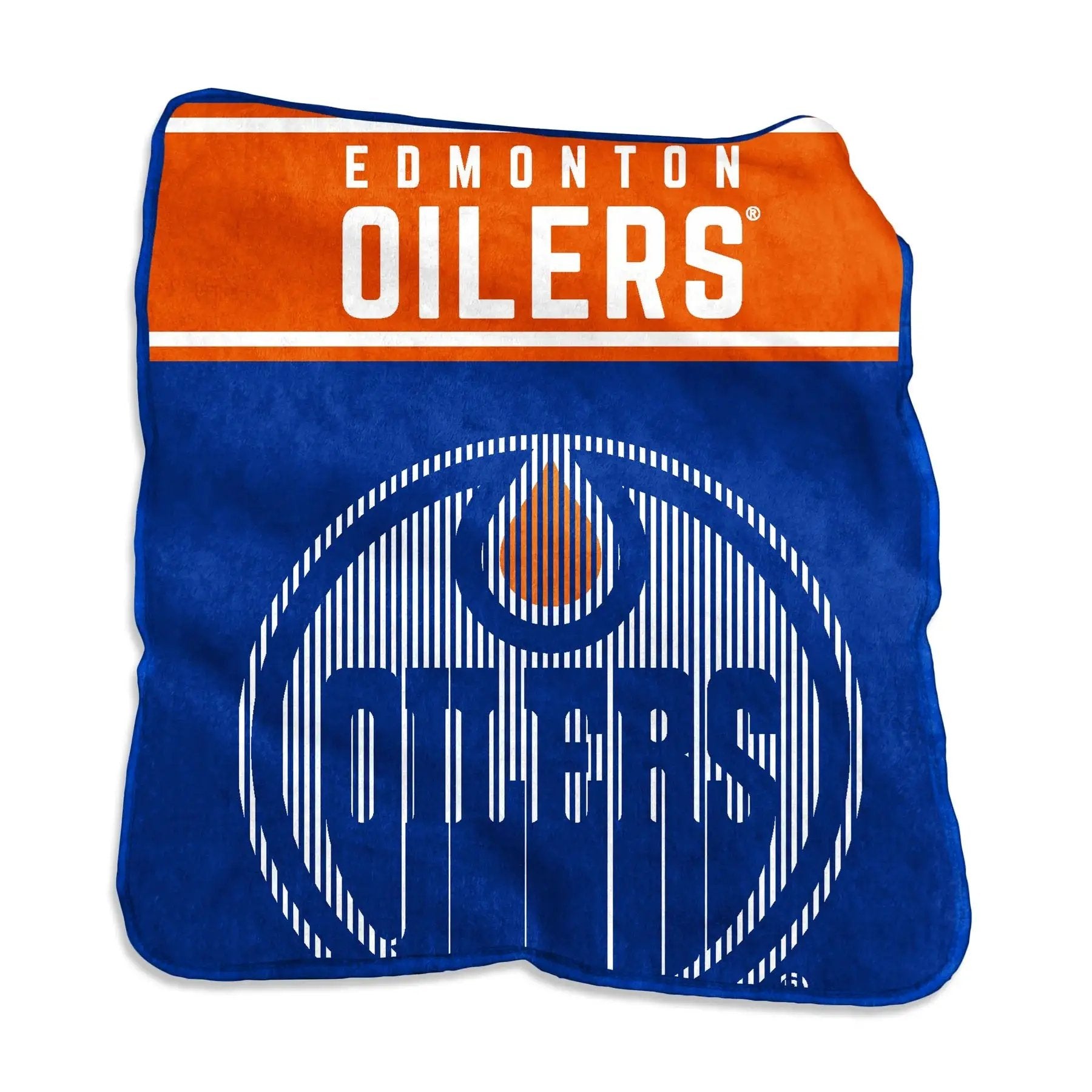 Edmonton Oilers Blanket 60x80 Raschel Throw