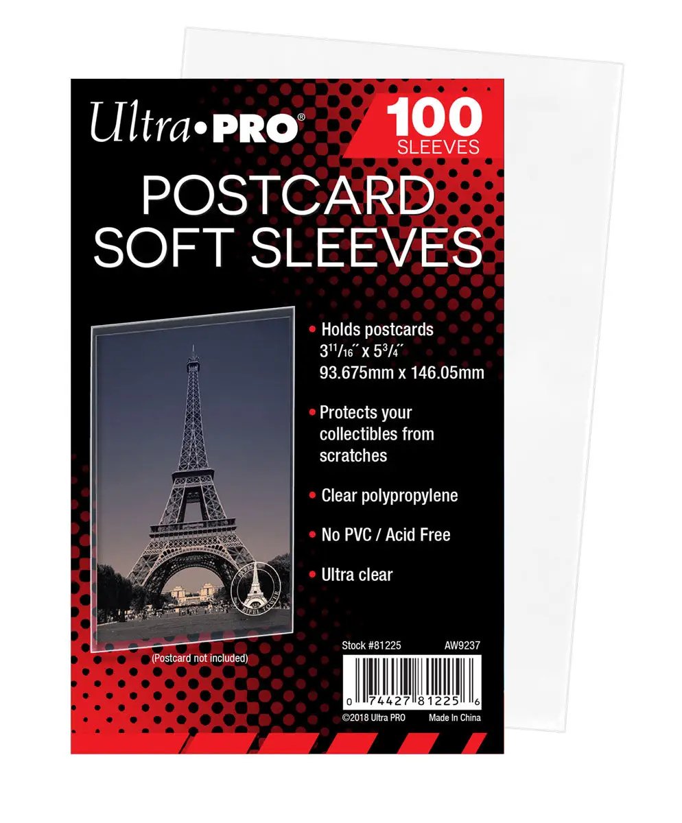 Ultra Pro Postcard Card Sleeves (100 per pack)