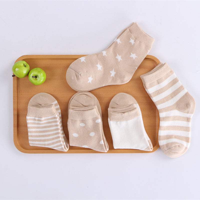 Baby Cartoon Combed Cotton Socks And Stockings | Jacquard