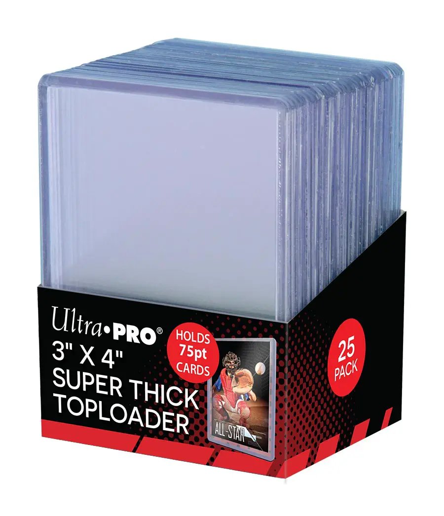 Toploader - 3x4 75pt Thick (25 per pack)