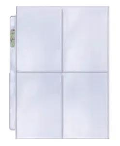 4-Pocket Platinum Page with 3-1/2x5-1/4 Pockets (100 ct)