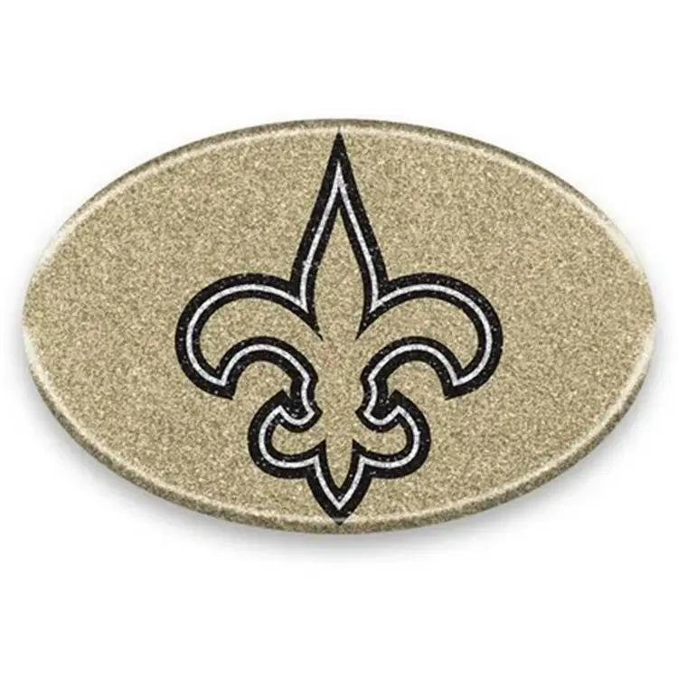New Orleans Saints Auto Emblem Oval Color Bling Style