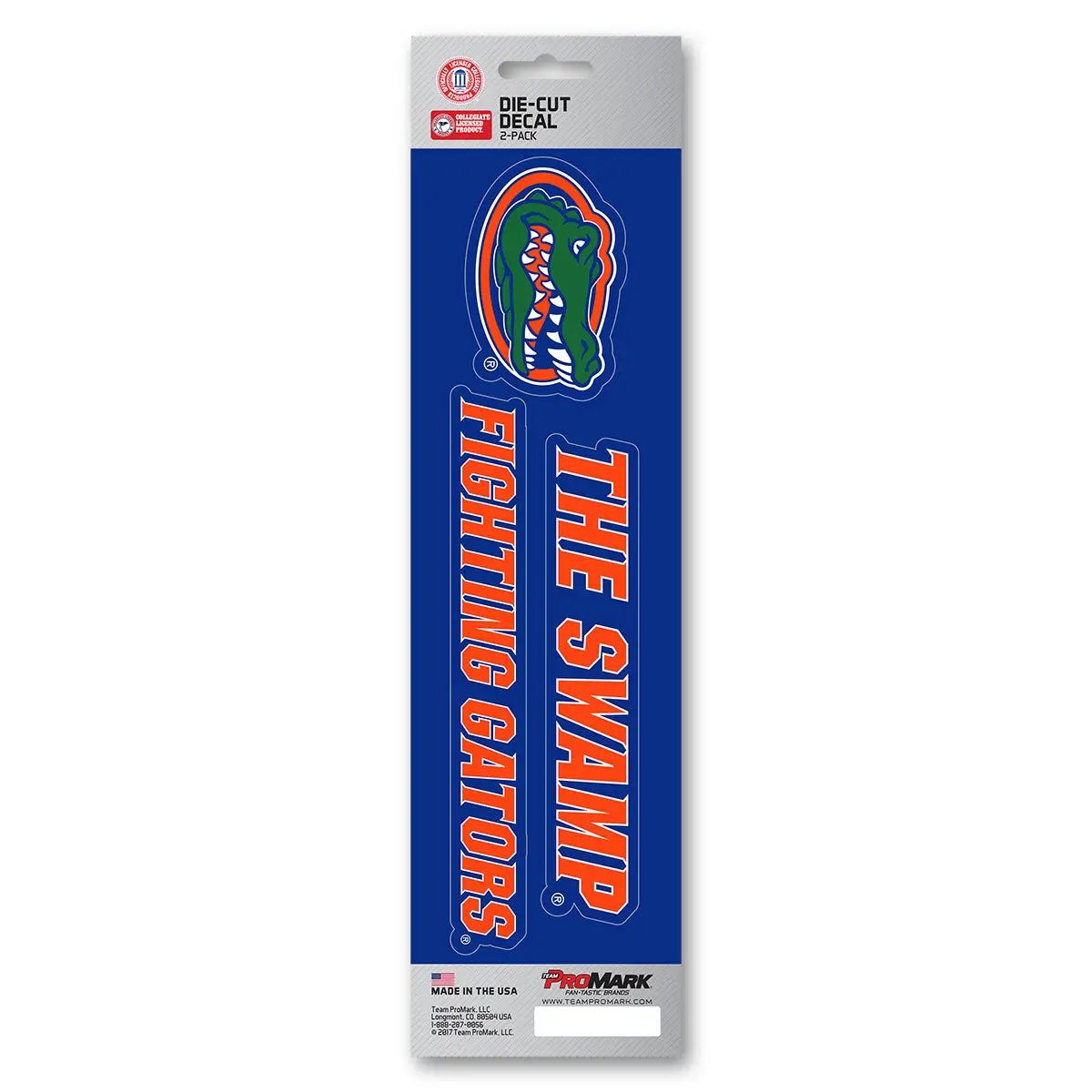Florida Gators Decal Die Cut Slogan Pack