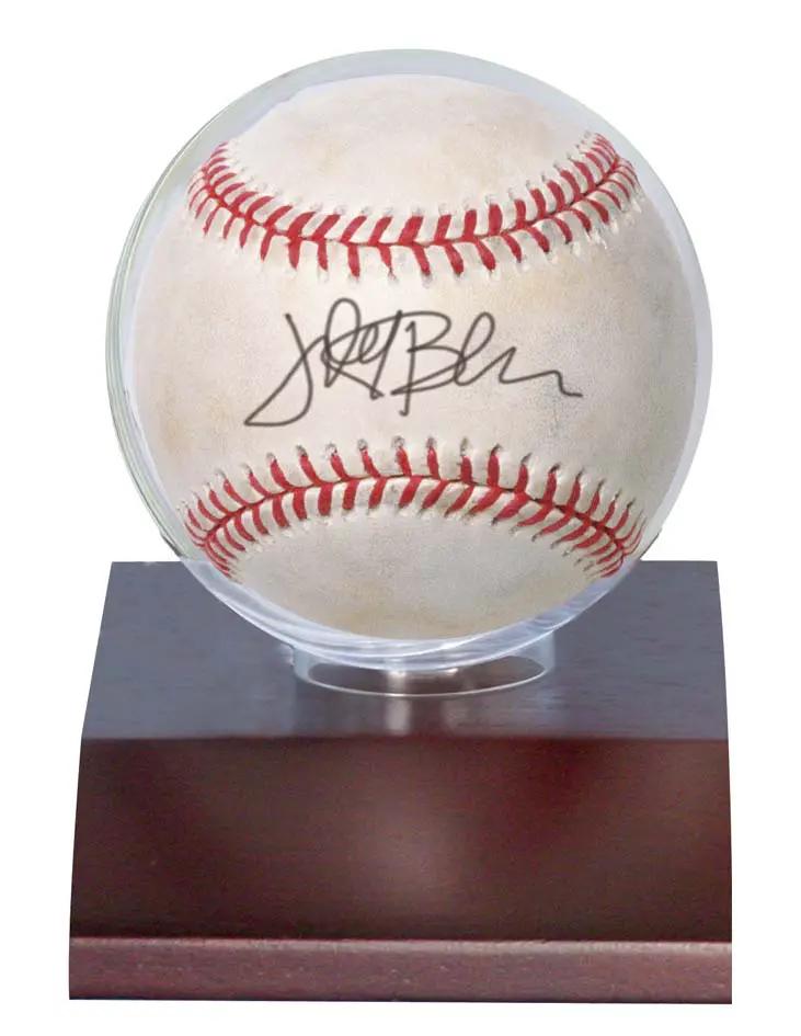 Baseball Dark Wood Holder