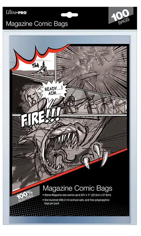 Comic Bags - Magazine (100 per pack)