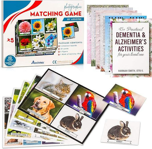 Matching Game Activity Board | Therapist Approved | Cognitive Play | Senior Care