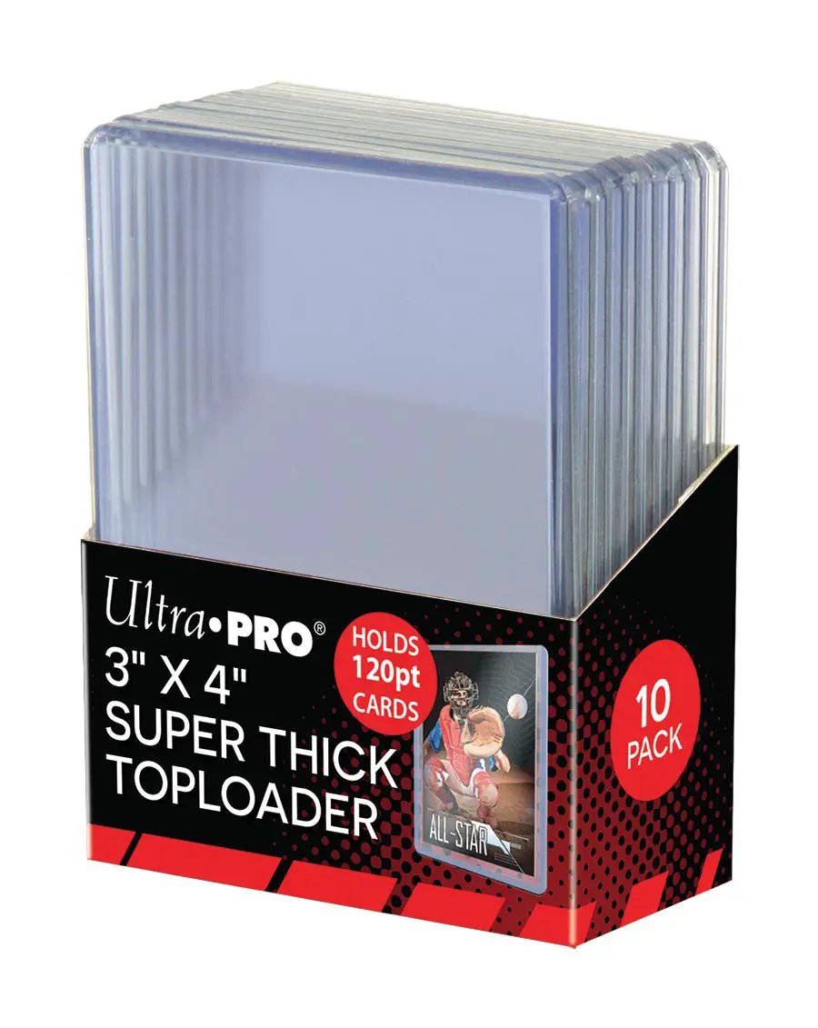 Toploader - 3x4 120pt (10 per pack)