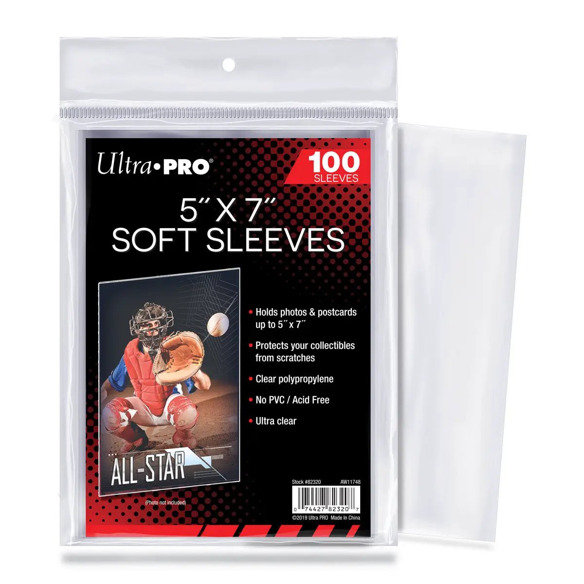 Ultra Pro 5 x 7 Card Sleeve - (100 per pack)