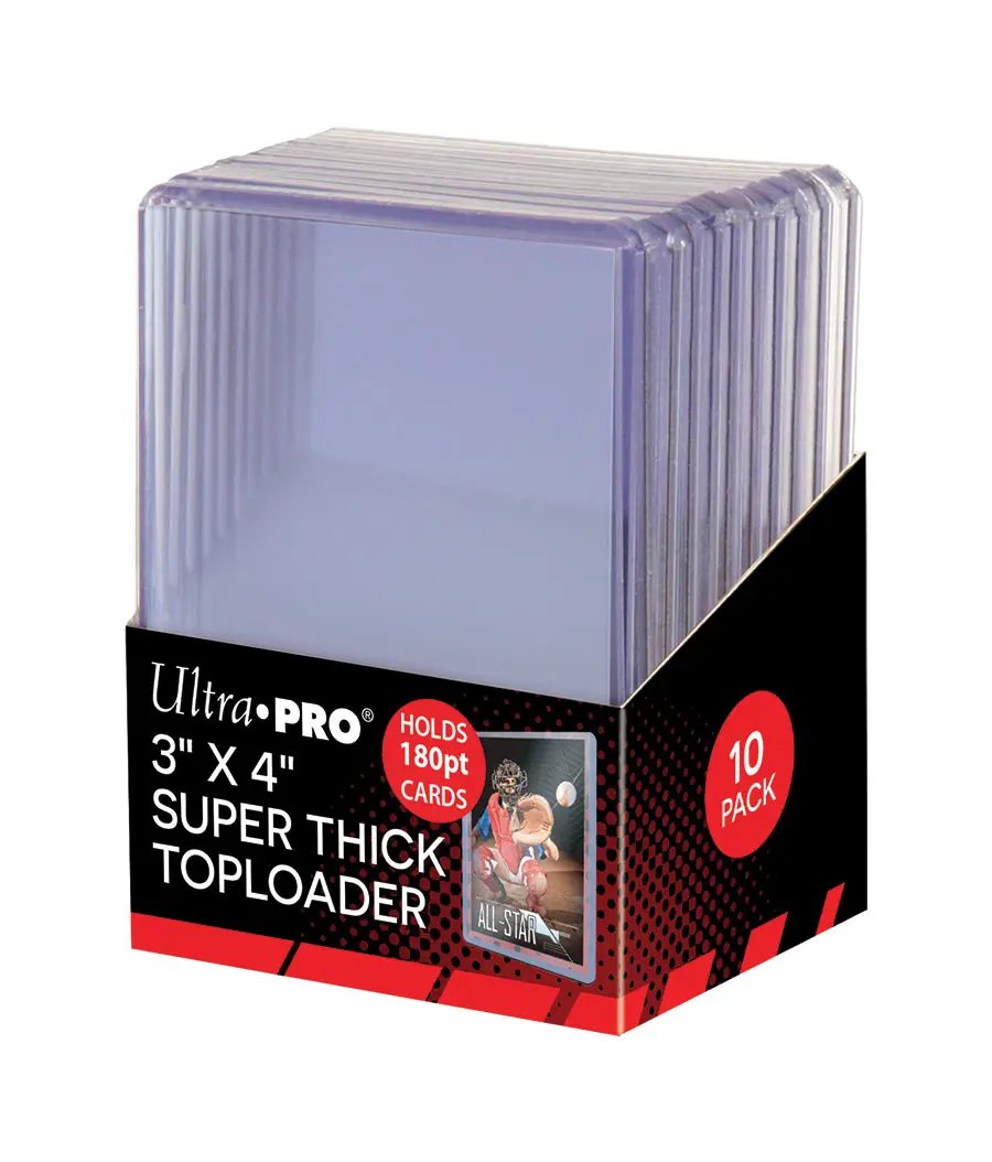 Toploader - 3x4 180PT Clear (10 per pack)