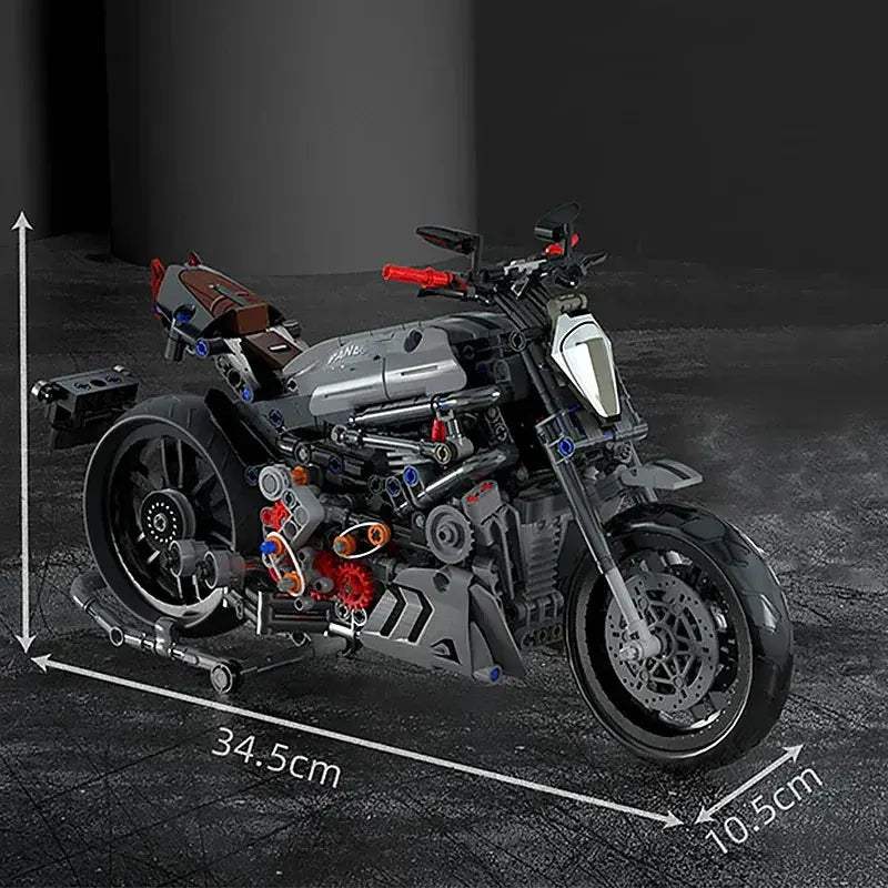 827 Pieces City Motorcycle Building Blocks Set With Free Replacement - ToylandEU