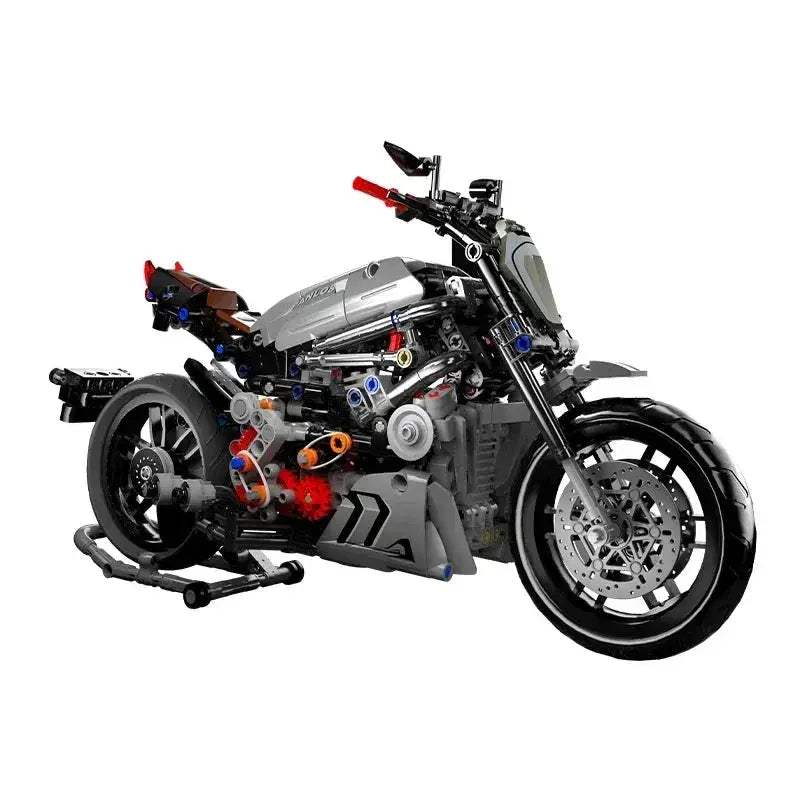 827 Pieces City Motorcycle Building Blocks Set With Free Replacement - ToylandEU
