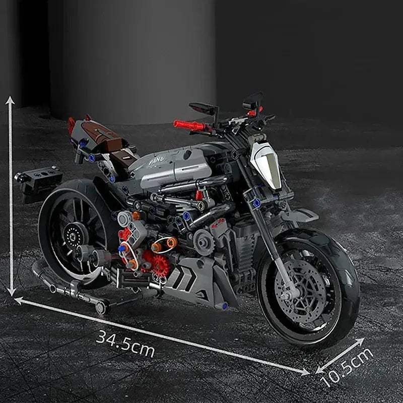 827 Pieces City Motorcycle Building Blocks Set With Free Replacement - ToylandEU