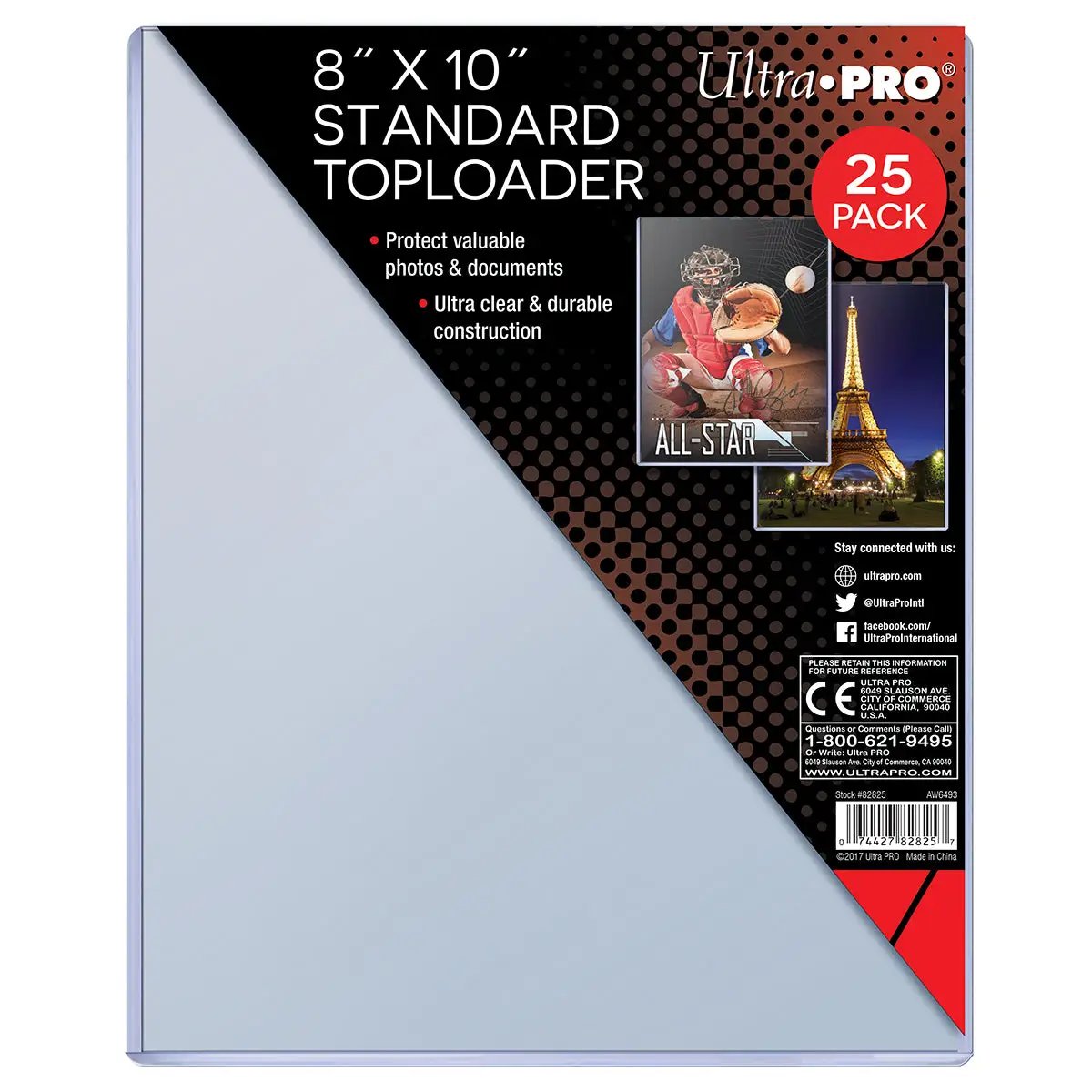 Toploader - 8x10 - Standard - (25 per pack)
