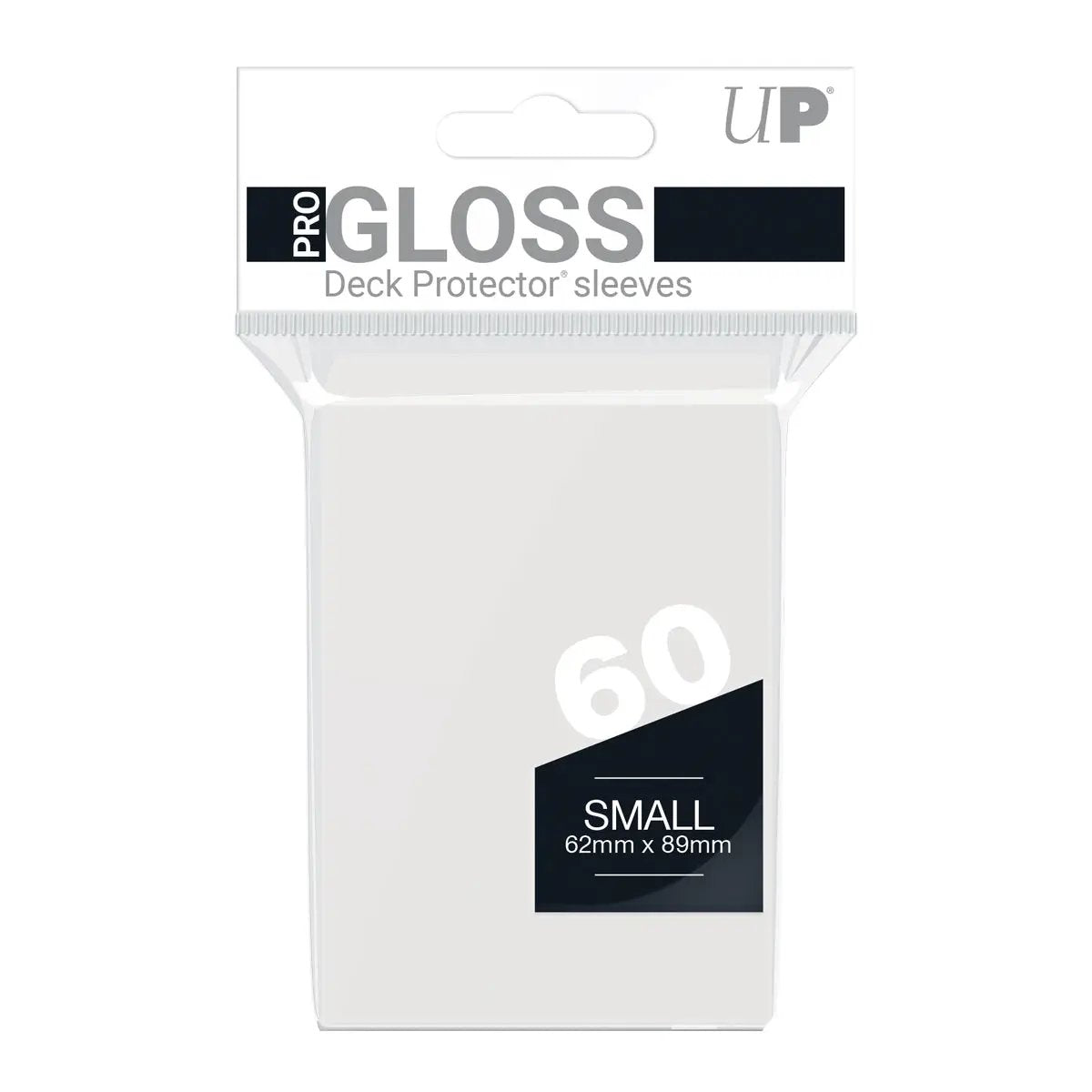 Deck Protector Sleeves - PRO-Gloss - Small Size- Clear (One Pack of 60)