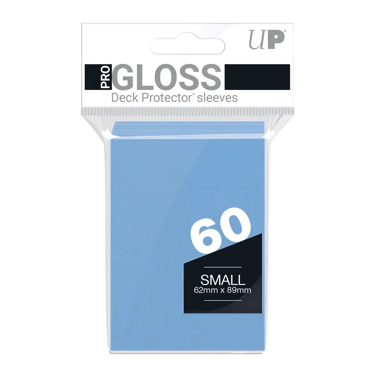 Deck Protector Sleeves - PRO-Gloss - Small Size - Light Blue (One Pack of 60)