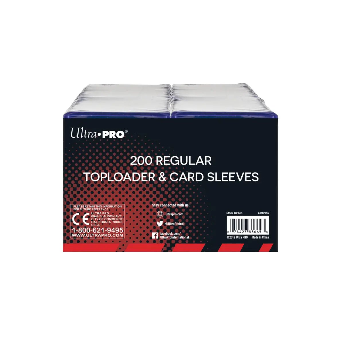 Toploader - 3x4 Regular and Card Sleeves (200 per pack)