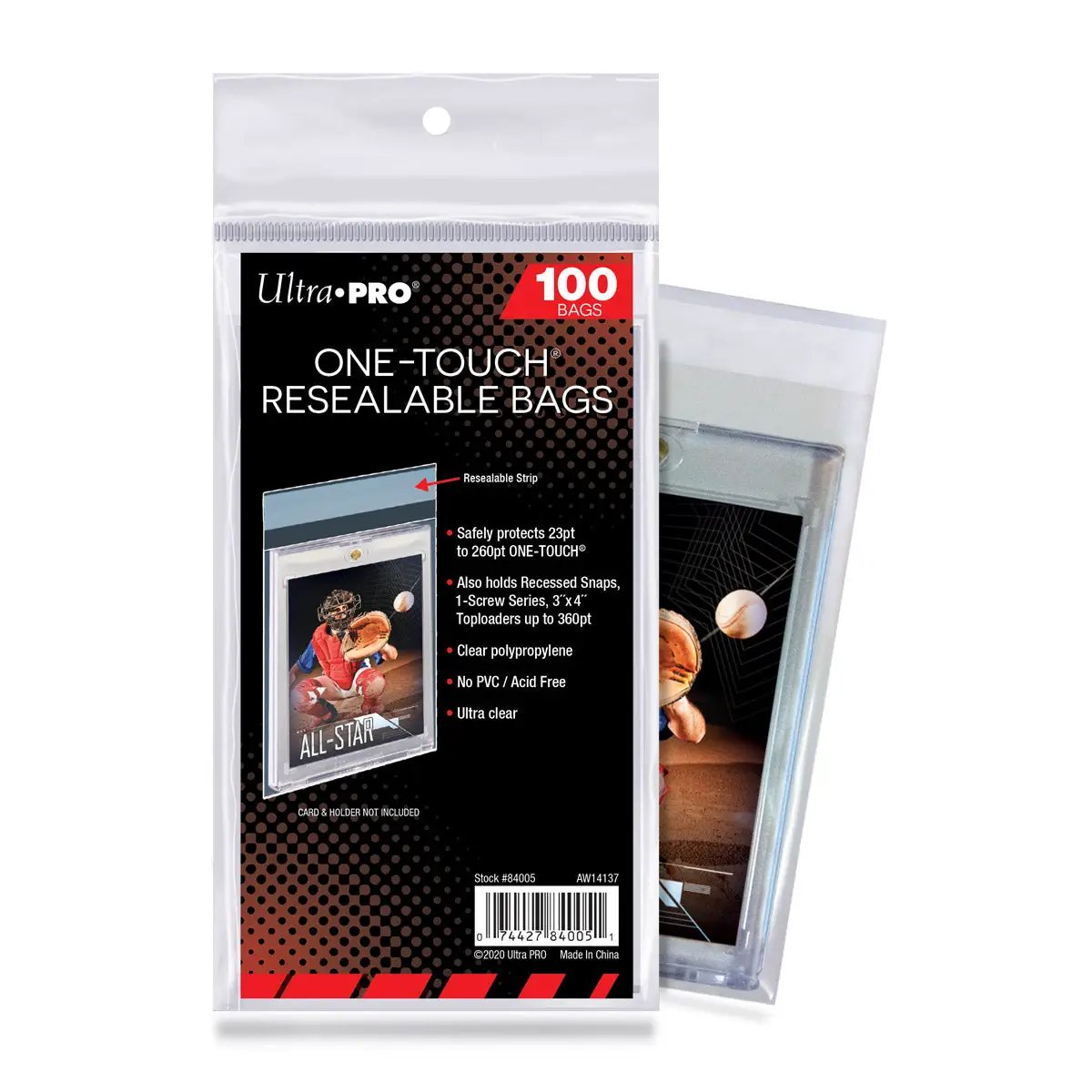One Touch Resealable Bag - (100 per pack)