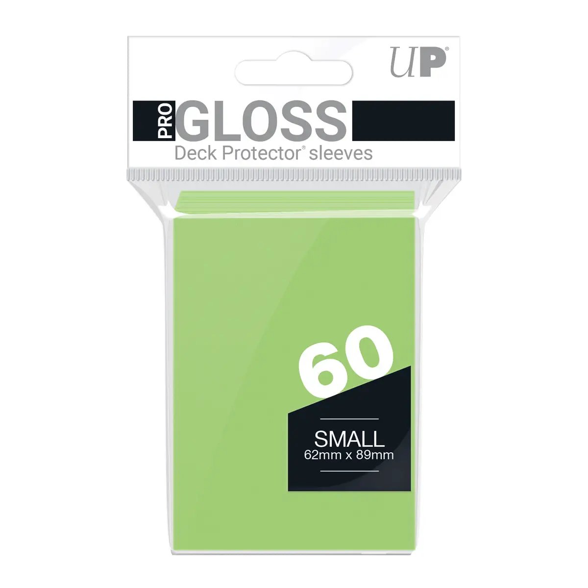 Deck Protector Sleeves - PRO-Gloss - Small Size - Lime Green (One Pack of 60)