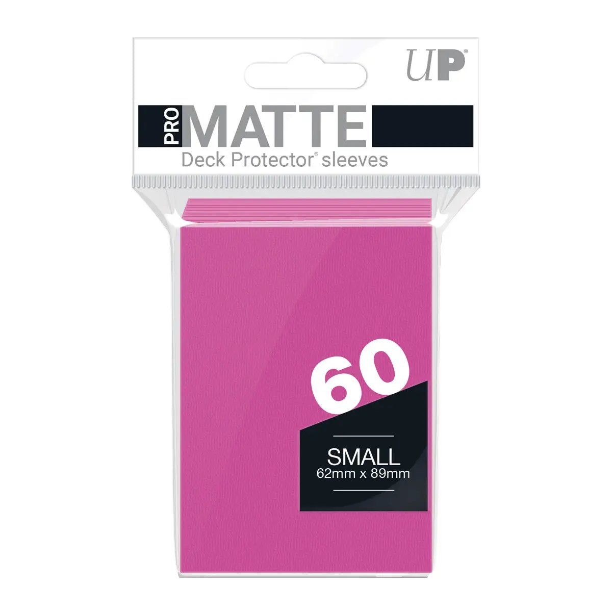 Deck Protector Sleeves - PRO-Matte - Small - Bright Pink (One Pack of 60)