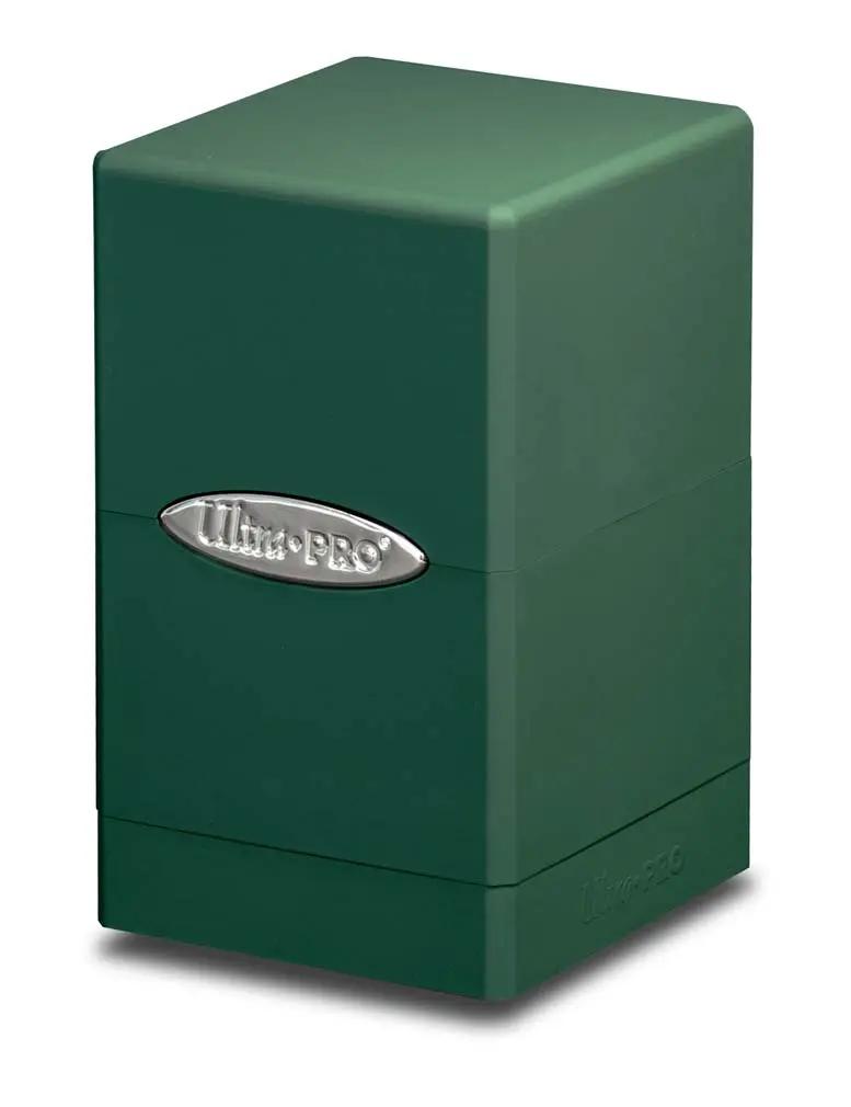 Satin Tower Deck Box - Forest Green
