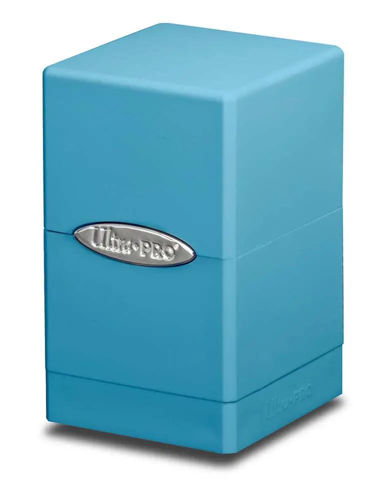 Satin Tower Deck Box - Sky Blue
