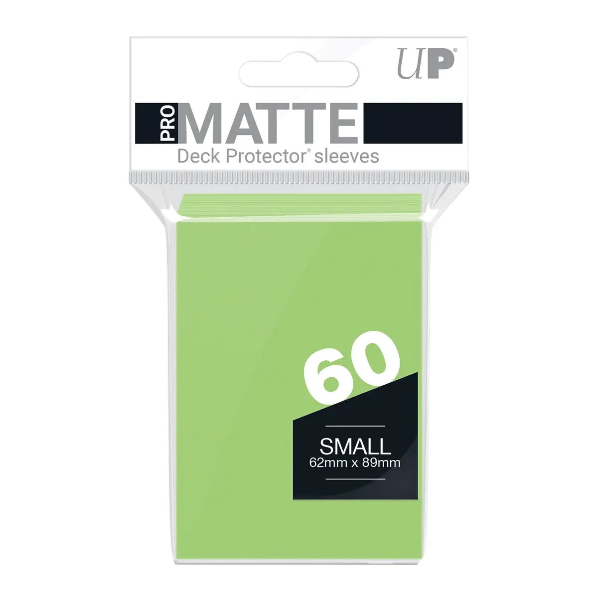 Deck Protectors - Pro Matte - Small Size - Lime Green (One Pack of 60)