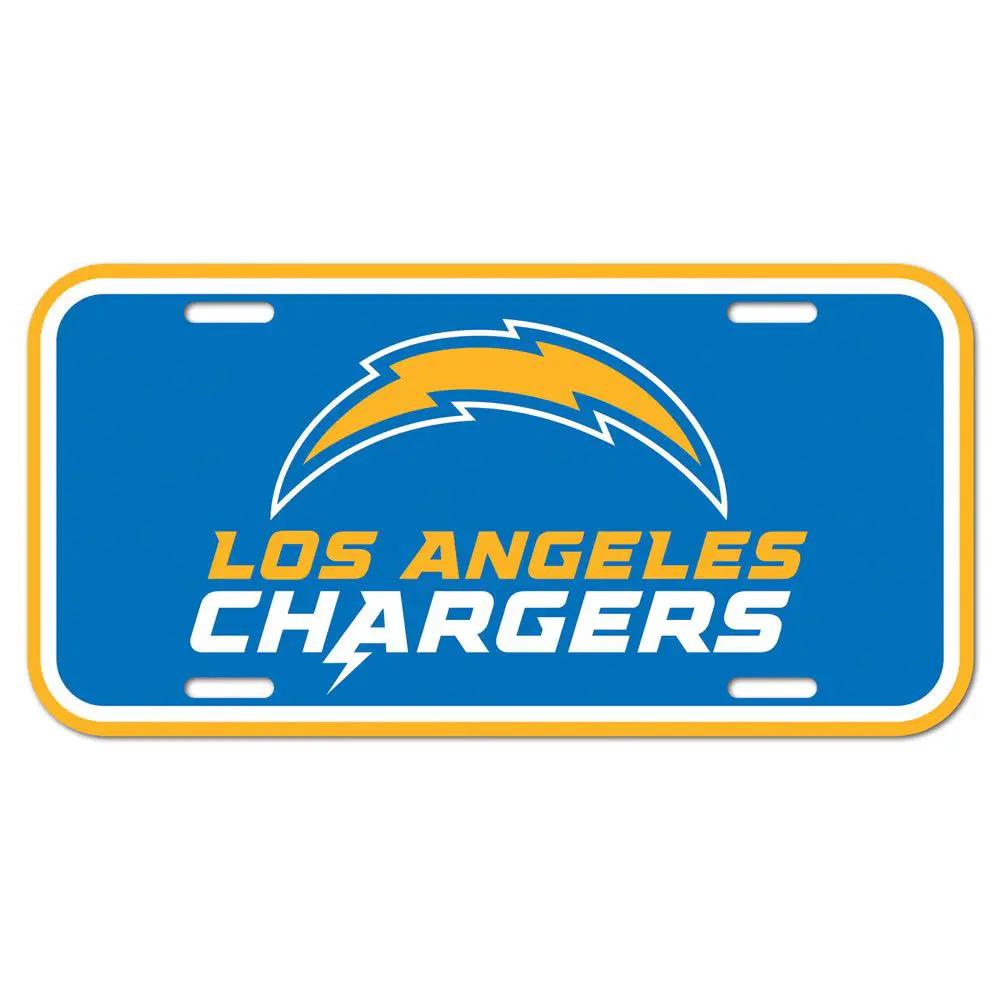 Los Angeles Chargers License Plate Plastic