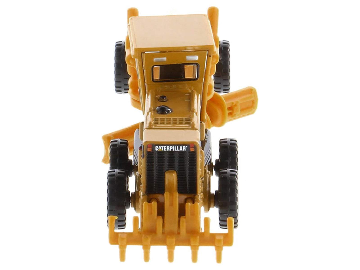 CAT Caterpillar 163H Motor Grader Yellow | 1/87 Diecast Construction Model | Diecast Masters | Collector Quality