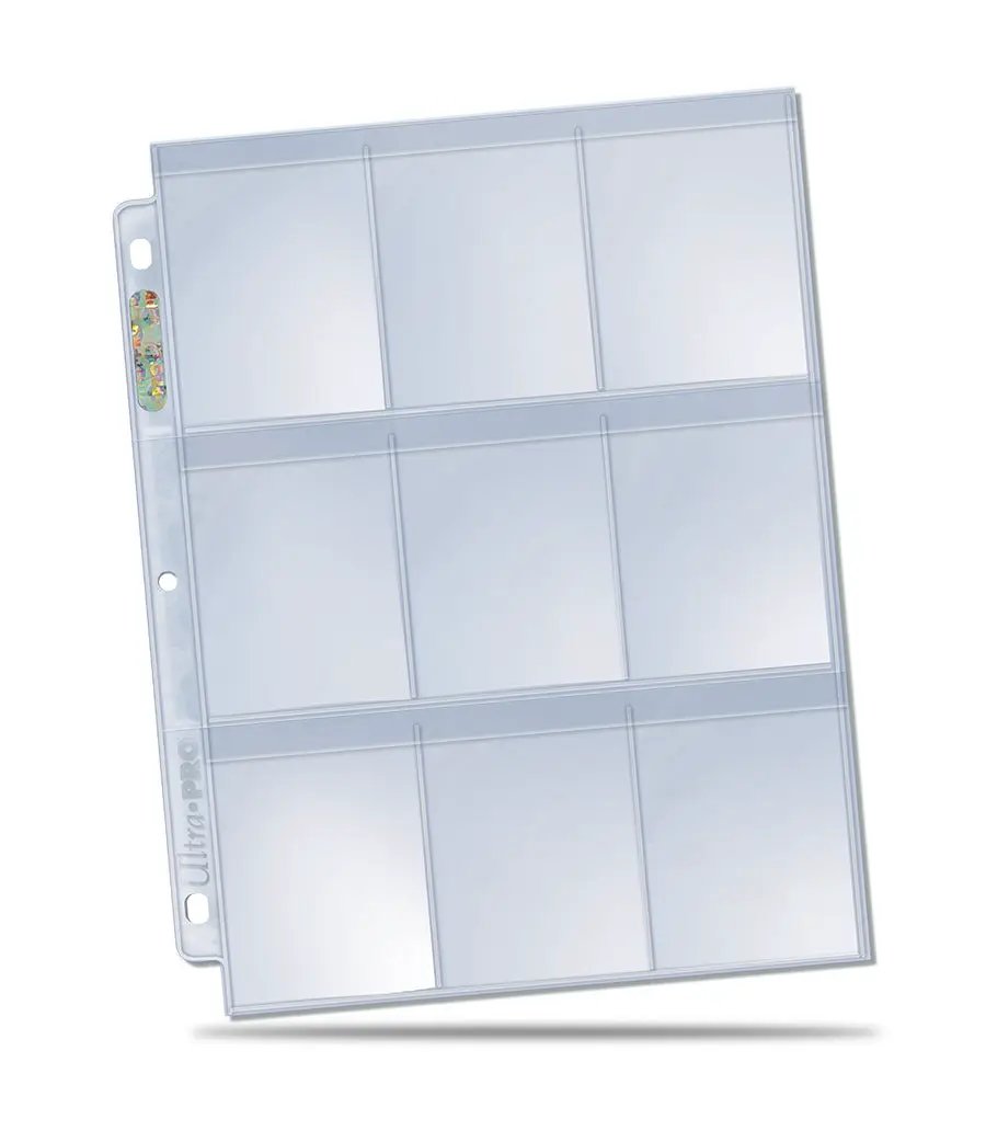 Ultra Pro 9-Pocket Secure Page for Standard Cards - 100/box