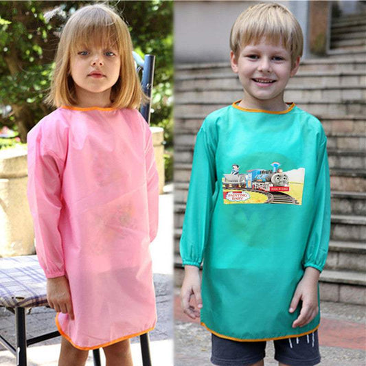 Kids' Waterproof Painting Smock | Cartoon Polyester