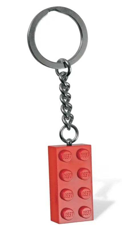 LEGO® 2x4 Brick Key Chain | Red Iconic Design | Ages 6+