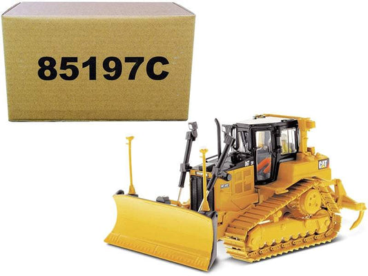 CAT Caterpillar D6T XW VPAT Track Type Tractor with AccuGrade GPS Technology and Operator | 1/50 Diecast Model Tractor | Diecast Masters | Core