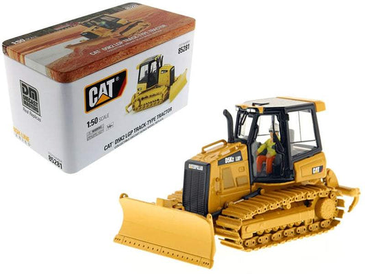 CAT Caterpillar D5K2 LGP Track Type Tractor Dozer with Ripper and Operator | 1/50 Diecast Model Tractor | Diecast Masters | High Line Series