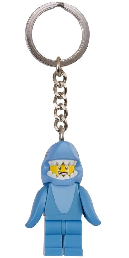 LEGO® Shark Suit Guy Keychain | Authentic Minifigure | Ages 6+