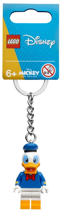 LEGO® Disney Donald Duck Key Chain | Character Accessory | Ages 6+