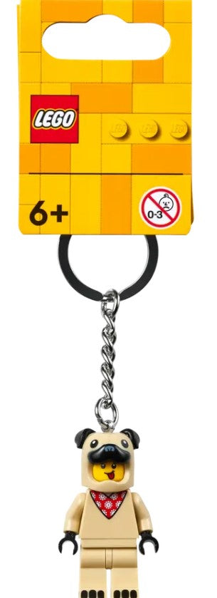 LEGO® French Bulldog Key Chain | Ages 6 Plus | Collectible Dog Accessory