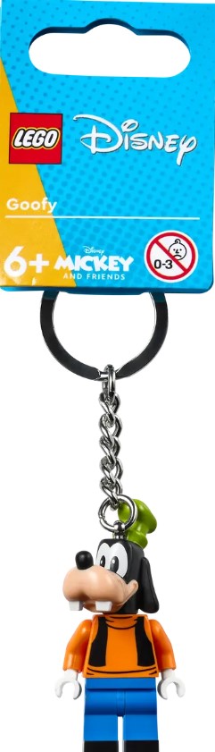 LEGO® Disney Goofy Key Chain | 1 Piece | Ages 6 And Up | 854196
