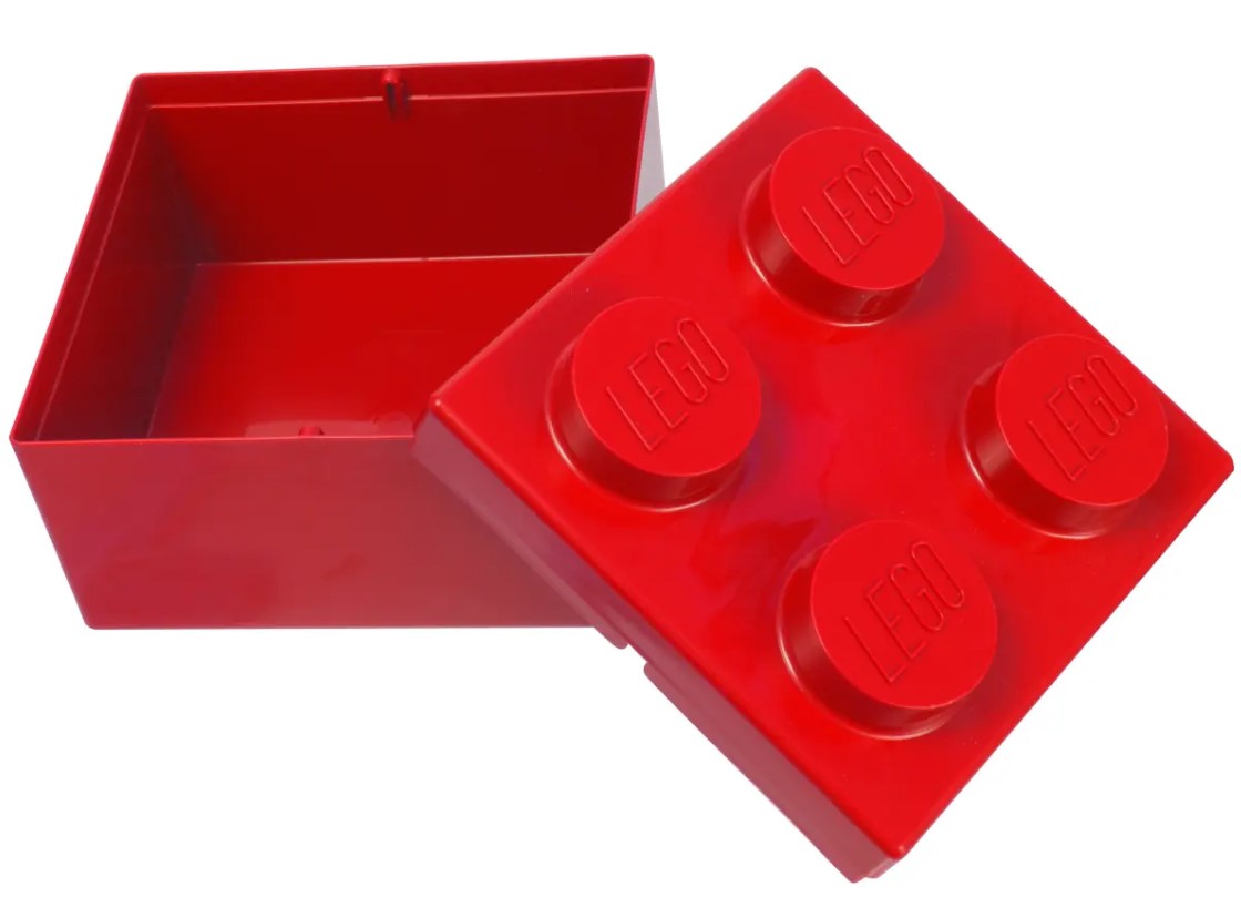 LEGO® Storage Brick | 2x2 Red | Toy Storage | Set 853234