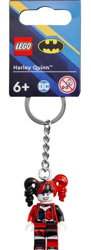 LEGO® DC Harley Quinn Key Chain | Ages 6 Plus | DC Comics Character Accessory