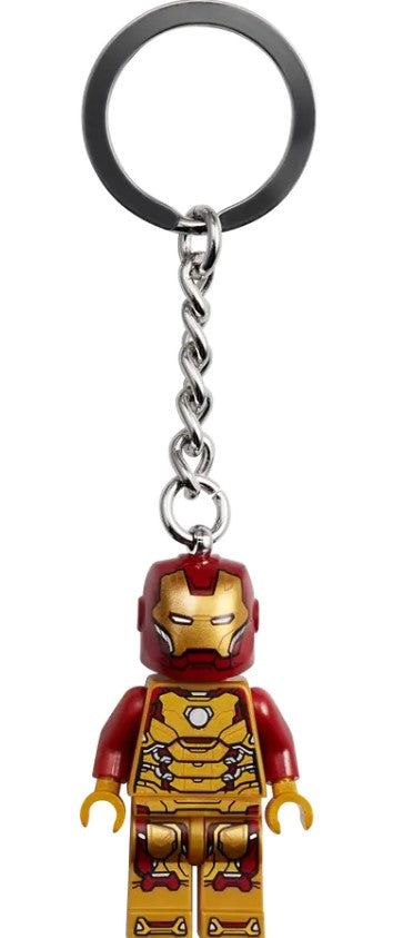 LEGO® Marvel Iron Man Key Chain | Durable Metal Ring | Ages 6+