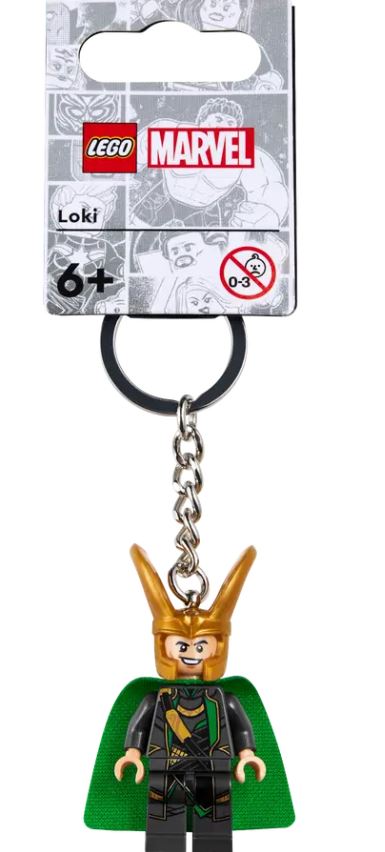 LEGO® Loki Key Chain | Marvel Super Hero Figure | Ages 6+ | 854294