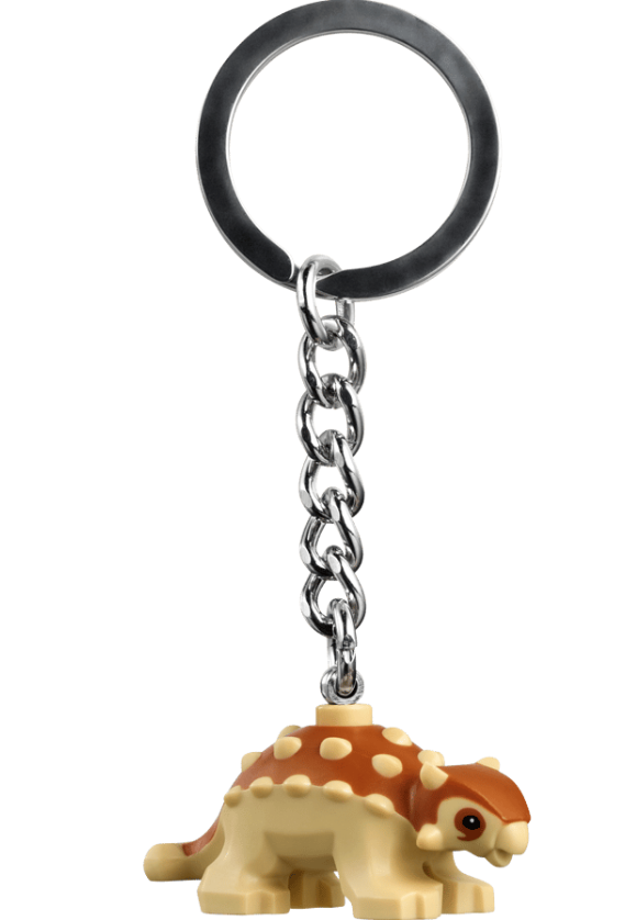 LEGO® Jurassic World Ankylosaurus Key Chain | Ages 6 Plus | 1 Piece