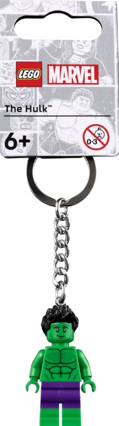 LEGO® Marvel Hulk Key Chain | Ages 6 Plus | 1 Piece