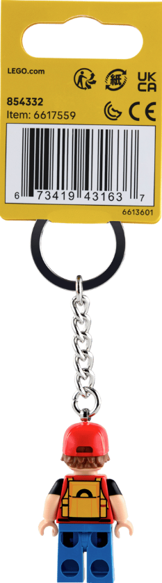 LEGO® Pokémon Red Key Chain | Ages 6 And Up | One Piece Accessory